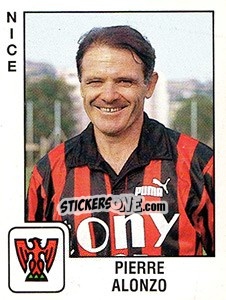 Sticker Pierre Alonzo - FOOT 1989-1990 - Panini