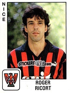Sticker Roger Ricort - FOOT 1989-1990 n. 245 - Panini