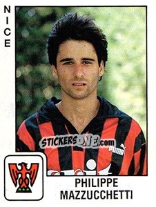 Sticker Philippe Mazzucchetti - FOOT 1989-1990 - Panini