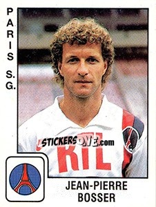 Figurina Jean Pierre Bosser - FOOT 1989-1990 n. 255 - Panini