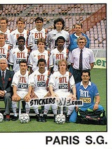 Sticker Equipe Partie B - FOOT 1989-1990 - Panini