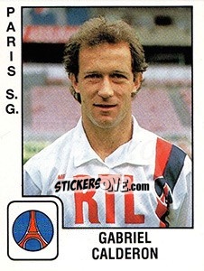 Figurina Gabriel Calderon - FOOT 1989-1990 - Panini