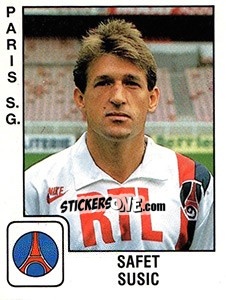 Cromo Safet Susic - FOOT 1989-1990 - Panini