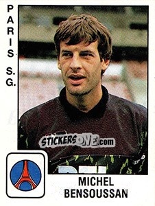 Figurina Michel Bensoussan - FOOT 1989-1990 n. 268 - Panini