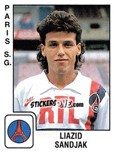 Figurina Liazid Sandjak - FOOT 1989-1990 - Panini