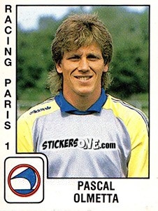 Cromo Pascal Olmetta - FOOT 1989-1990 - Panini