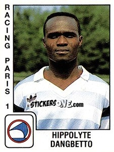 Sticker Hippolyte Dangbetto - FOOT 1989-1990 n. 273 - Panini