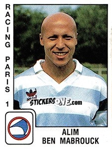 Sticker Alim Ben Mabrouck - FOOT 1989-1990 - Panini