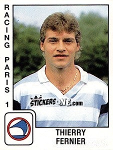 Figurina Thierry Fernier - FOOT 1989-1990 n. 281 - Panini