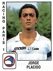Sticker Jorge Placido - FOOT 1989-1990 n. 284 - Panini