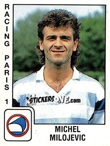 Figurina Michel Milojevic - FOOT 1989-1990 - Panini