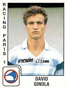 Sticker David Ginola - FOOT 1989-1990 n. 288 - Panini