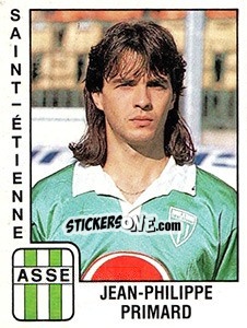 Cromo Jean Philippe Primard - FOOT 1989-1990 - Panini