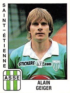 Sticker Alain Geiger - FOOT 1989-1990 - Panini