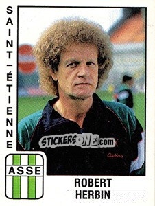 Sticker Robert Herbin - FOOT 1989-1990 - Panini