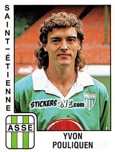 Sticker Yvon Pouliquen - FOOT 1989-1990 - Panini