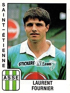 Sticker Laurent Fournier - FOOT 1989-1990 n. 300 - Panini