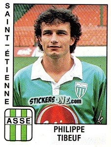 Cromo Philippe Tibeuf - FOOT 1989-1990 n. 302 - Panini