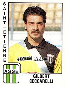 Figurina Gilbert Ceccarelli - FOOT 1989-1990 - Panini