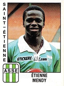 Sticker Etienne Mendy - FOOT 1989-1990 n. 306 - Panini