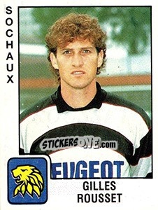 Sticker Gilles Rousset - FOOT 1989-1990 n. 308 - Panini