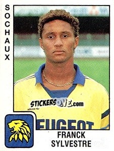 Sticker Franck Sylvestre - FOOT 1989-1990 - Panini