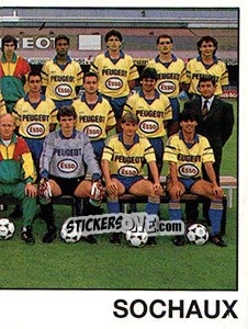 Figurina Equipe Partie B - FOOT 1989-1990 - Panini