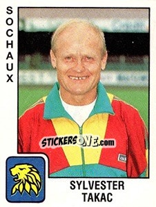 Cromo Sylvester Takac - FOOT 1989-1990 - Panini