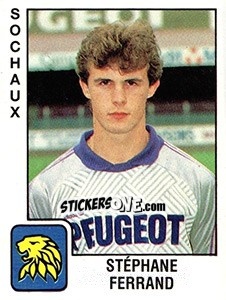 Figurina Stéphane Ferrand - FOOT 1989-1990 - Panini