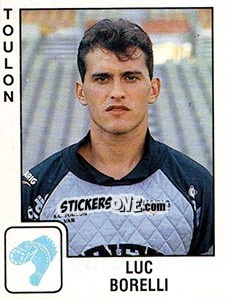 Sticker Luc Borelli - FOOT 1989-1990 - Panini