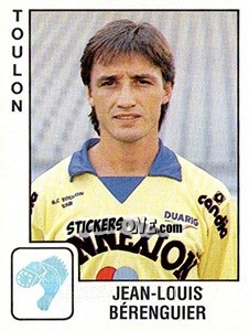 Cromo Jean Louis Bérenguier - FOOT 1989-1990 - Panini