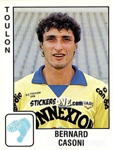 Cromo Bernard Casoni - FOOT 1989-1990 - Panini