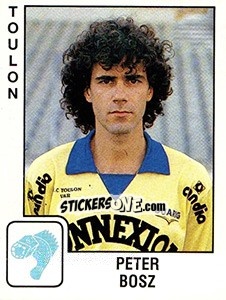 Sticker Peter Bosz - FOOT 1989-1990 - Panini