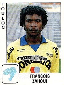 Sticker François Zahoui - FOOT 1989-1990 - Panini