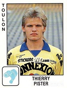Figurina Thierry Pister - FOOT 1989-1990 - Panini