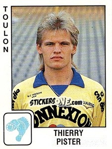 Figurina Thierry Pister - FOOT 1989-1990 n. 336 - Panini
