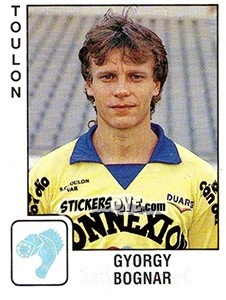 Sticker Gyorgy Bognar - FOOT 1989-1990 - Panini