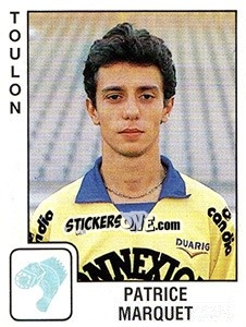 Cromo Patrice Marquet - FOOT 1989-1990 n. 341 - Panini