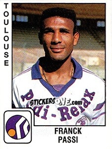 Sticker Franck Passi - FOOT 1989-1990 n. 345 - Panini