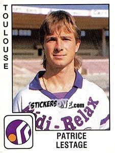 Sticker Patrice Lestage - FOOT 1989-1990 - Panini