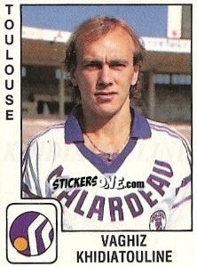 Sticker Vaghiz Khidiatouline - FOOT 1989-1990 n. 347 - Panini