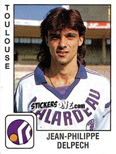Sticker Jean Philippe Delpech - FOOT 1989-1990 n. 349 - Panini