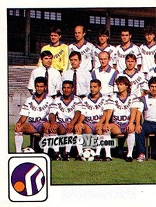 Sticker Equipe Partie A - FOOT 1989-1990 - Panini