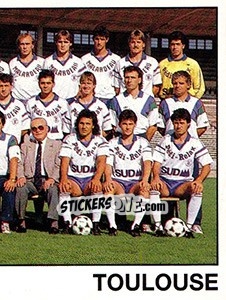 Cromo Equipe Partie B - FOOT 1989-1990 - Panini