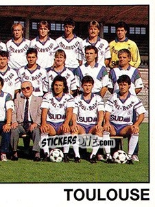 Sticker Equipe Partie B - FOOT 1989-1990 n. 351 - Panini