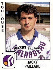 Cromo Jacky Paillard - FOOT 1989-1990 - Panini