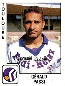 Sticker Gérald Passi - FOOT 1989-1990 n. 355 - Panini