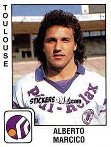 Sticker Alberto Marcico - FOOT 1989-1990 - Panini