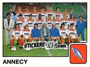 Cromo Equipe Annecy - FOOT 1989-1990 - Panini