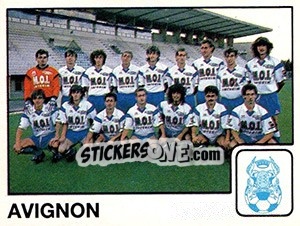 Cromo Equipe Avignon - FOOT 1989-1990 n. 364 - Panini